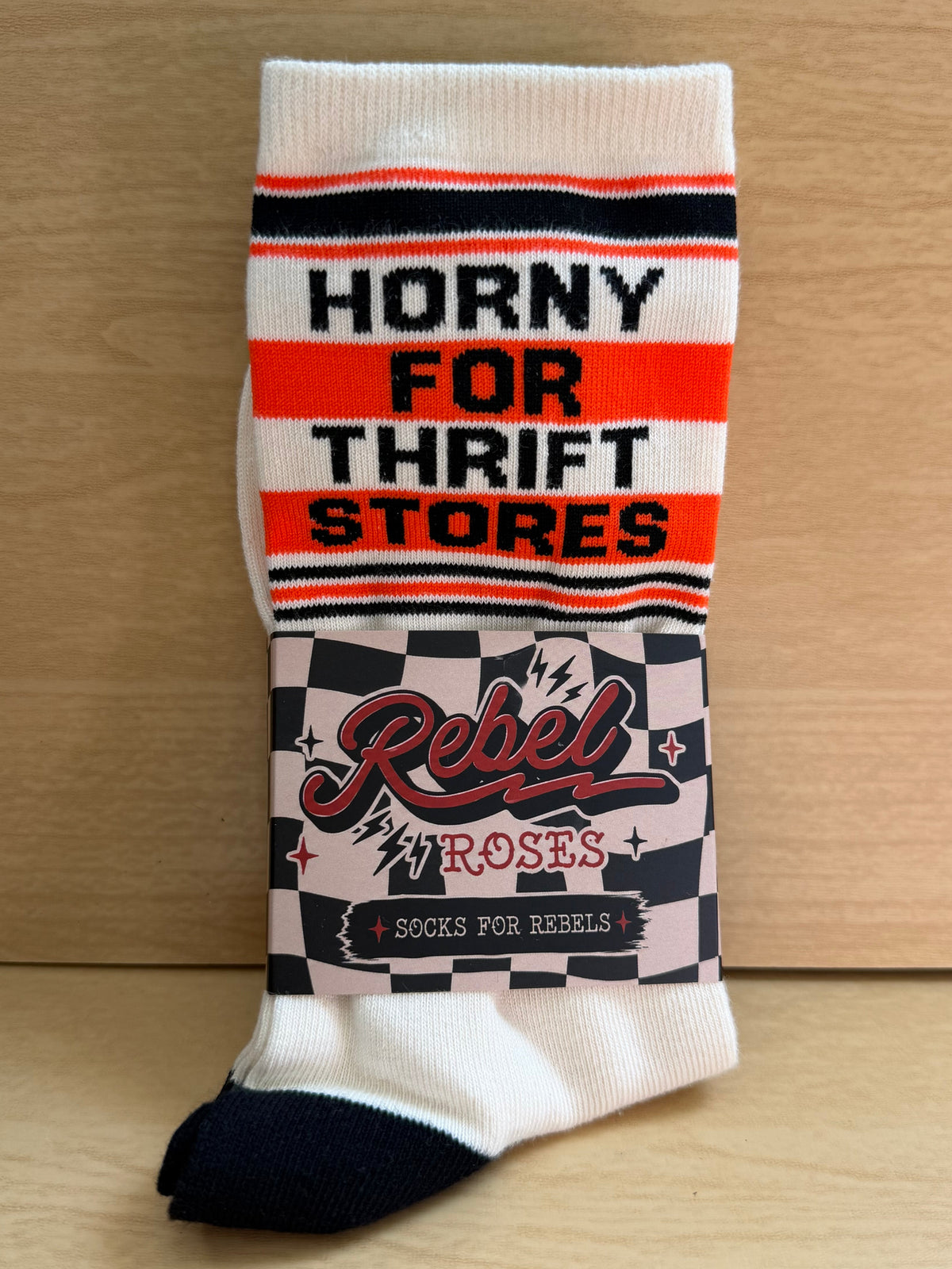 Horny for thrift stores socks